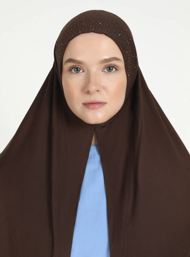 Rhinestone Detail Viscose Shawl - 24