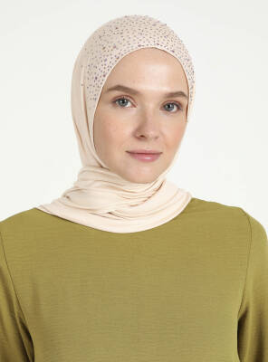 Rhinestone Detail Viscose Shawl - 34