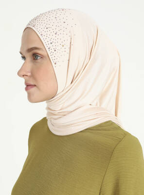Rhinestone Detail Viscose Shawl - 35