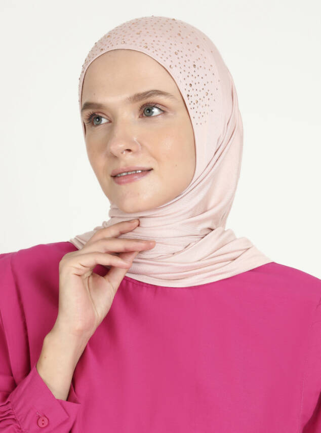 Rhinestone Detail Viscose Shawl - 37