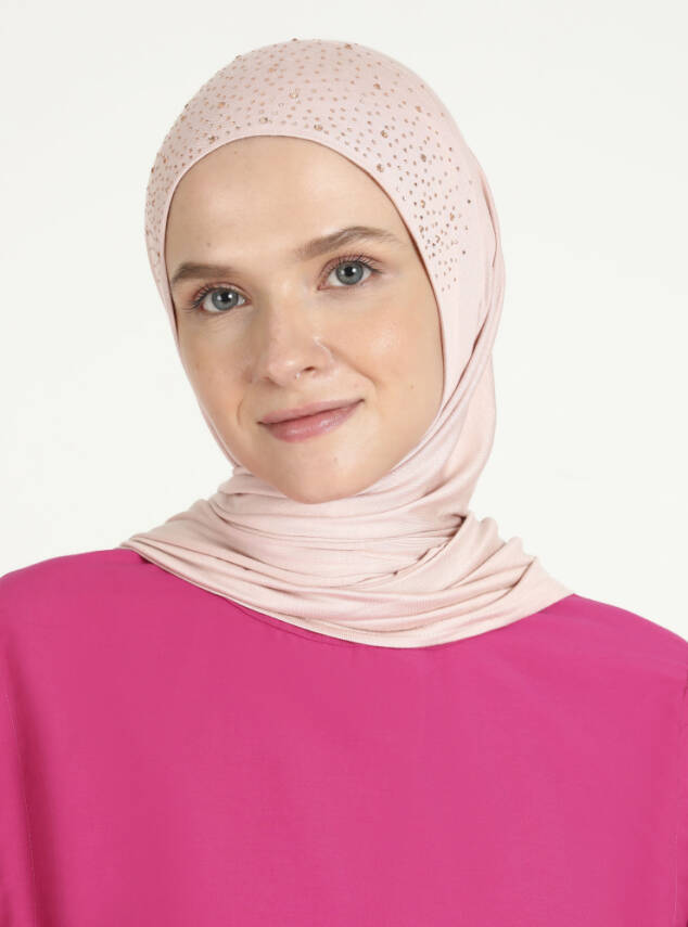 Rhinestone Detail Viscose Shawl - 38