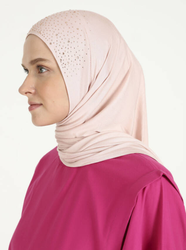 Rhinestone Detail Viscose Shawl - 39