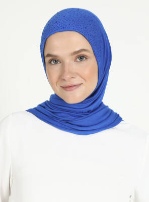 Rhinestone Detail Viscose Shawl - 42
