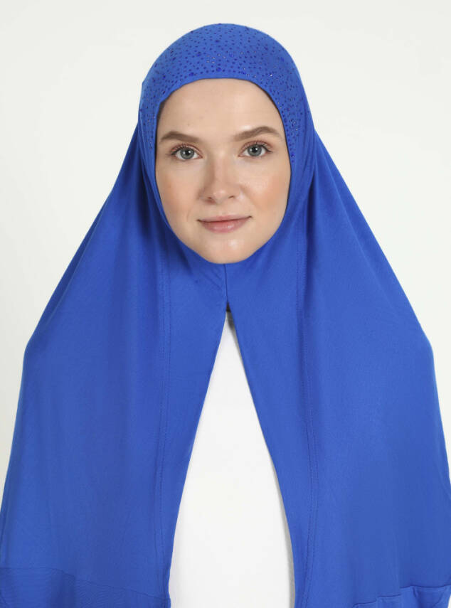Rhinestone Detail Viscose Shawl - 44