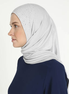 Rhinestone Detail Viscose Shawl - 47