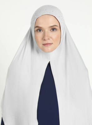 Rhinestone Detail Viscose Shawl - 48