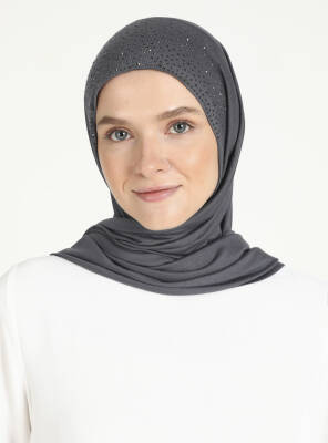 Rhinestone Detail Viscose Shawl - 50