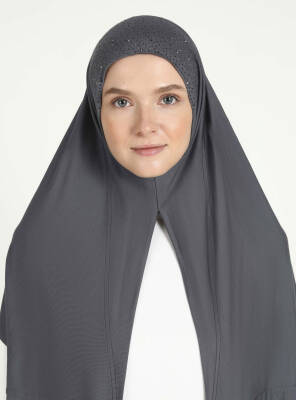 Rhinestone Detail Viscose Shawl - 52