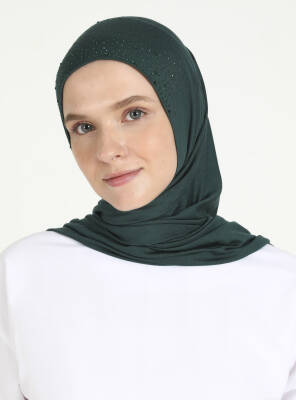 Rhinestone Detail Viscose Shawl - 54