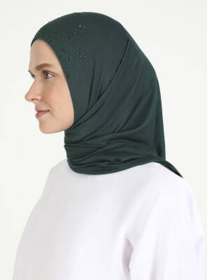 Rhinestone Detail Viscose Shawl - 55