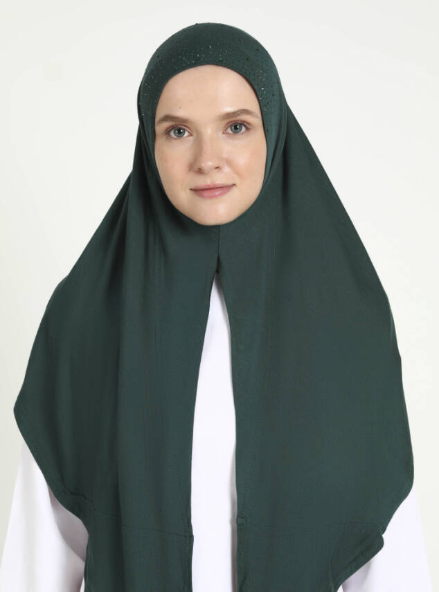 Rhinestone Detail Viscose Shawl - 56