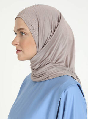 Rhinestone Detail Viscose Shawl - 59