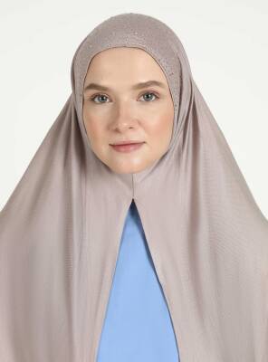 Rhinestone Detail Viscose Shawl - 60