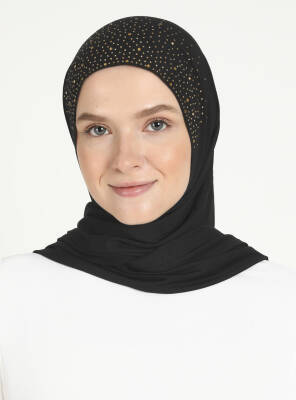 Rhinestone Detail Viscose Shawl - 65