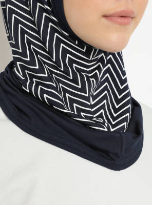Zigzag Striped Sports Underscarf - 2