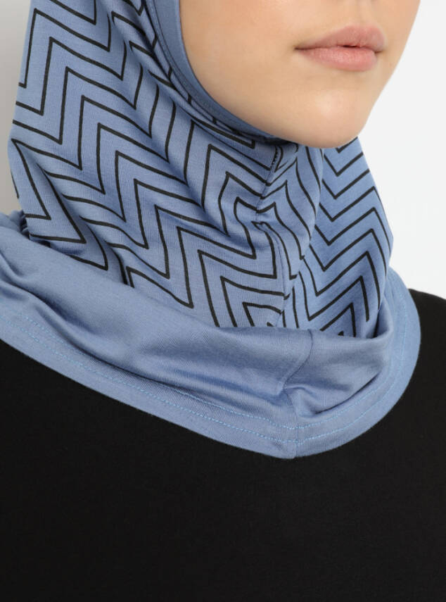 Zigzag Striped Sports Underscarf - 35
