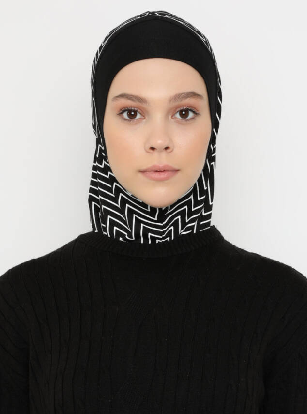 Zigzag Striped Sports Underscarf - 55